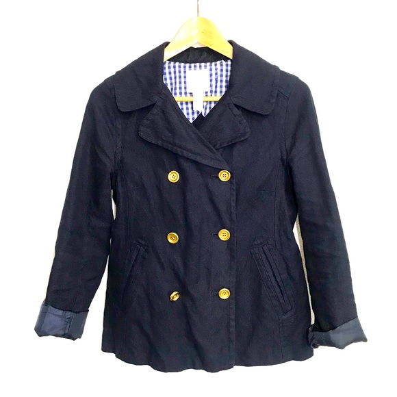 J. Crew navy cotton jacket - Picture 4 of 6